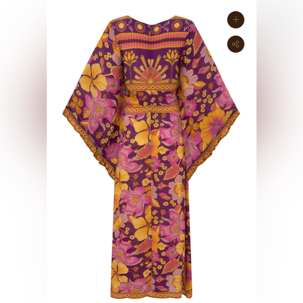 Nine Lives Bazaar Sundance Midi Dress in Royale - Picture 5 of 11